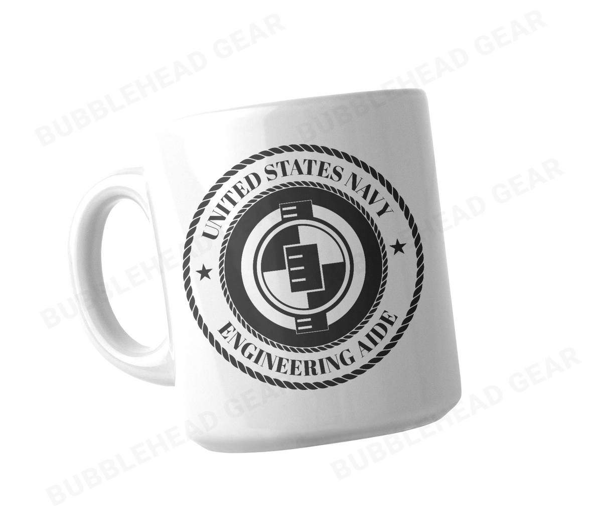 Navy Rating Logo Customizable Coffee Mug, 11 oz