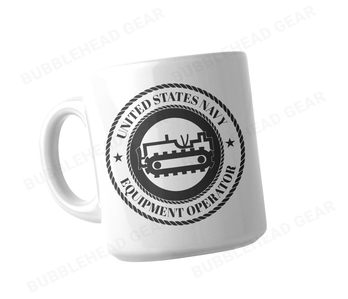Navy Rating Logo Customizable Coffee Mug, 11 oz