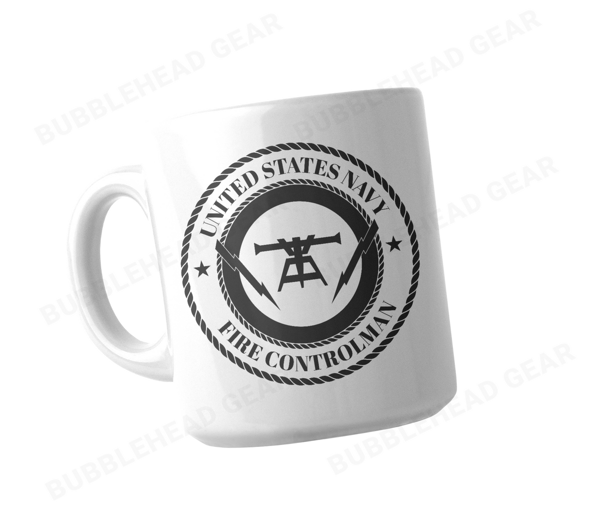 Navy Rating Logo Customizable Coffee Mug, 11 oz