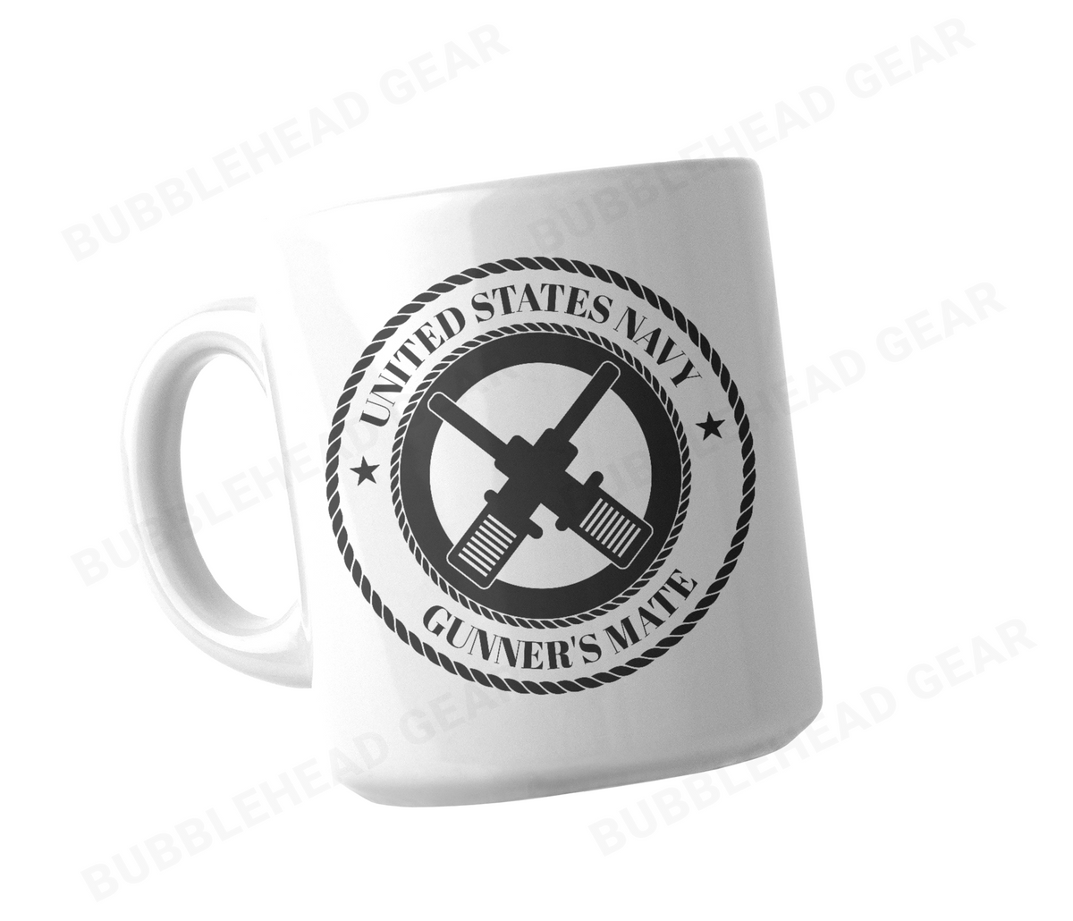 Navy Rating Logo Customizable Coffee Mug, 11 oz