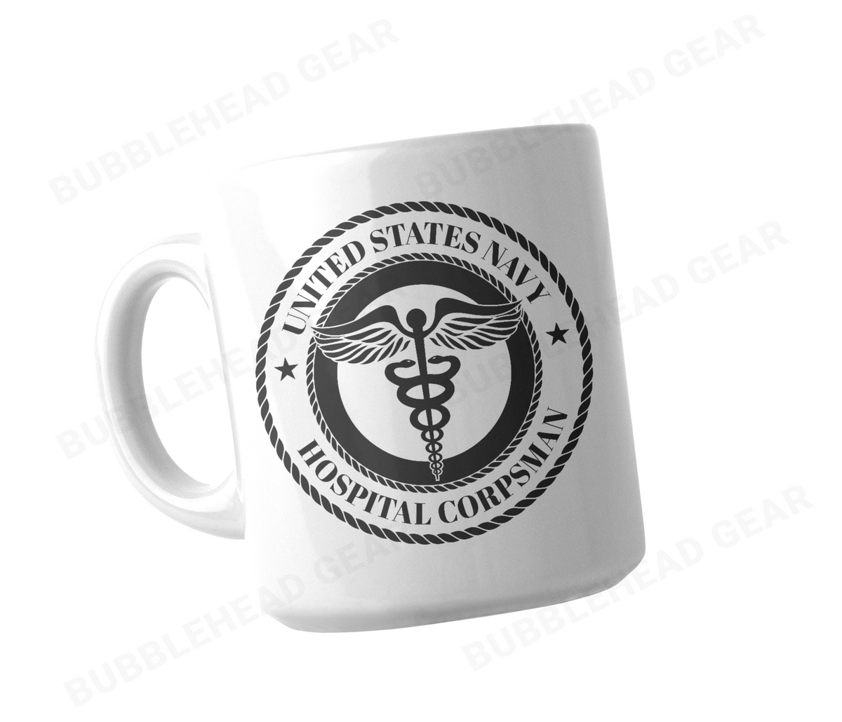 Navy Rating Logo Customizable Coffee Mug, 11 oz