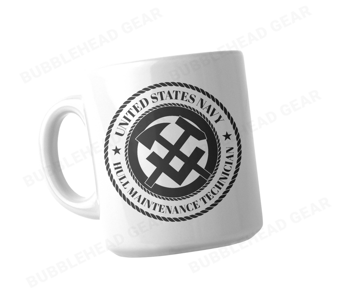 Navy Rating Logo Customizable Coffee Mug, 11 oz