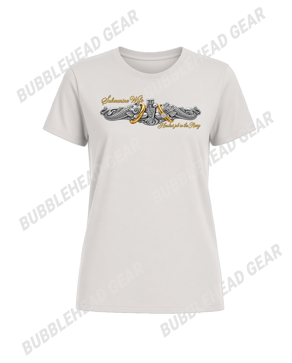 Submarine Wife - Hardest Job in the Navy T-shirt