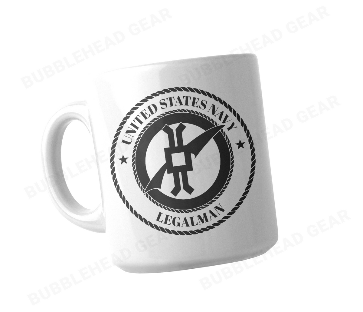 Navy Rating Logo Customizable Coffee Mug, 11 oz