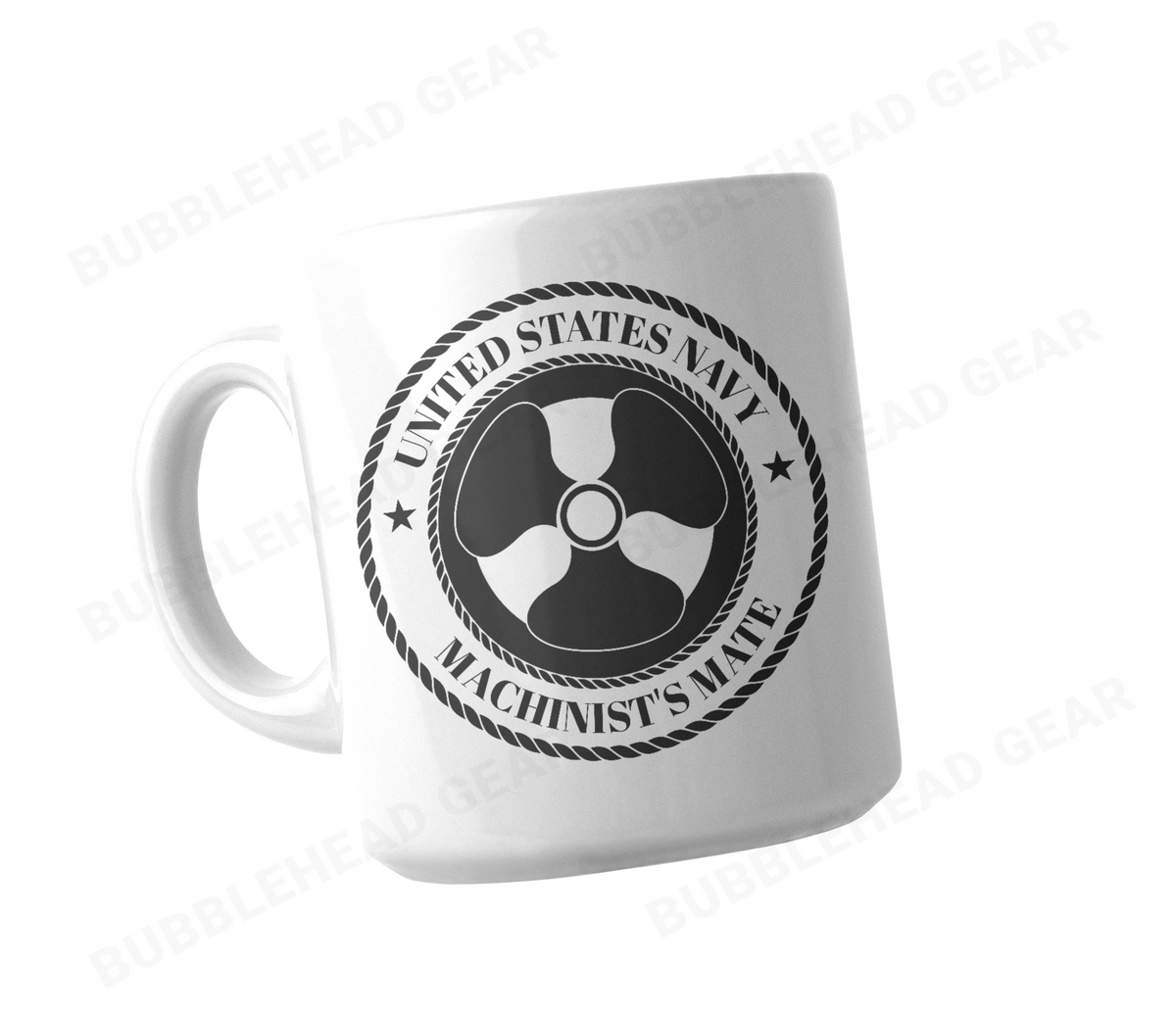Navy Rating Logo Customizable Coffee Mug, 11 oz