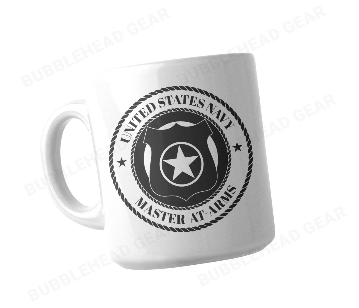 Navy Rating Logo Customizable Coffee Mug, 11 oz