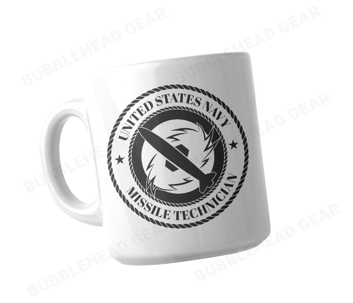 Navy Rating Logo Customizable Coffee Mug, 11 oz