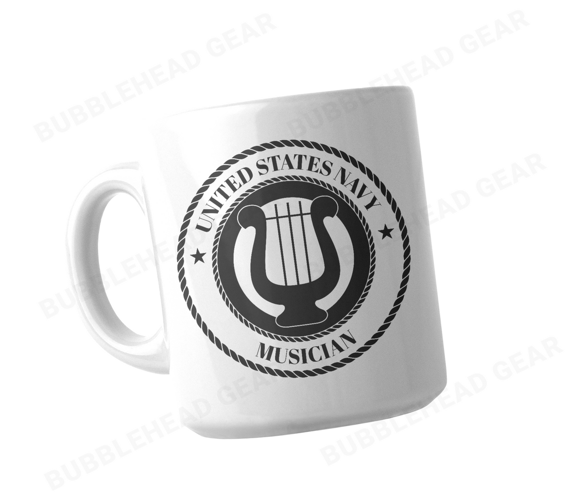 Navy Rating Logo Customizable Coffee Mug, 11 oz