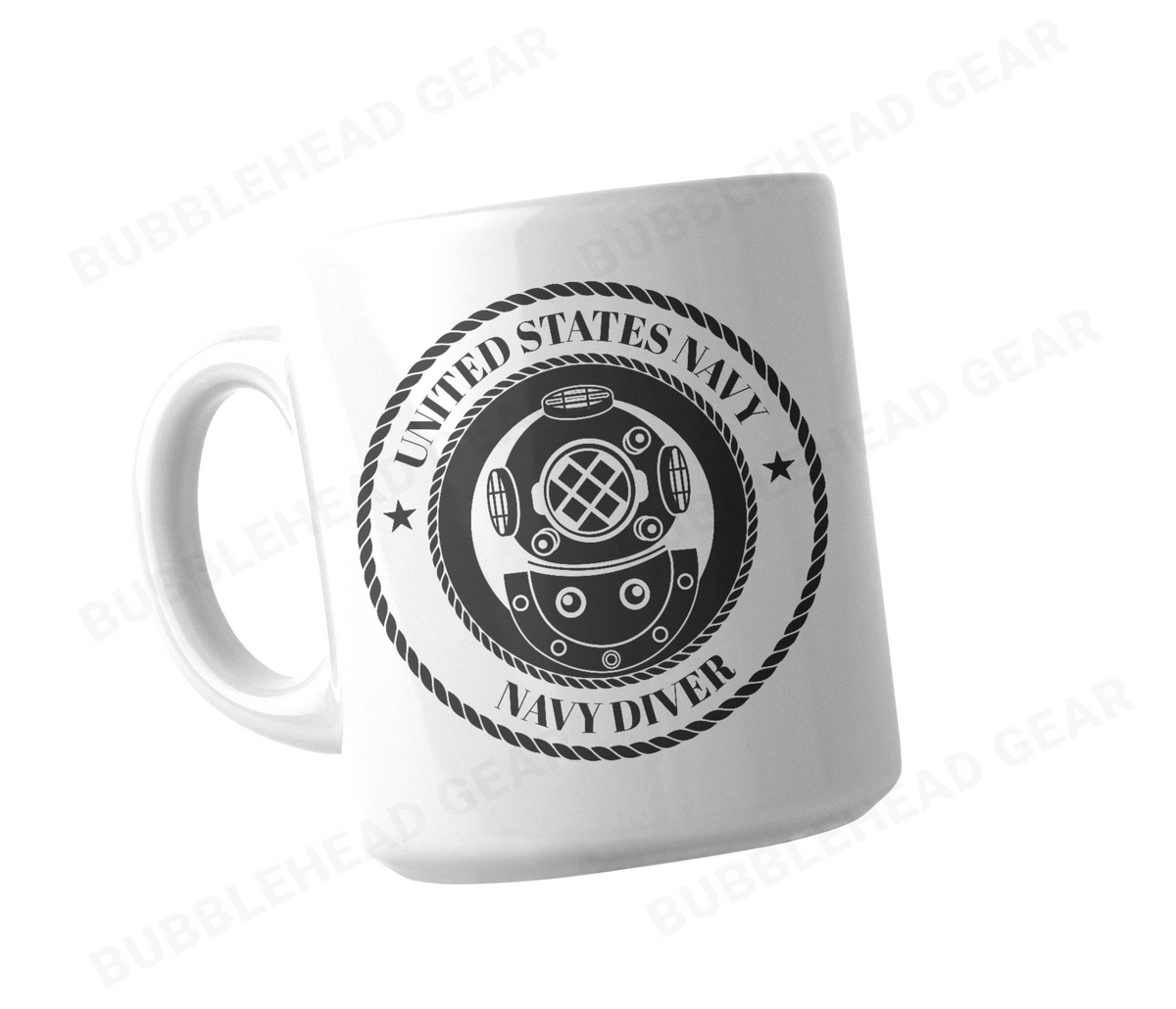 Navy Rating Logo Customizable Coffee Mug, 11 oz