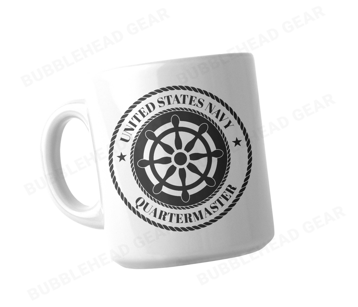 Navy Rating Logo Customizable Coffee Mug, 11 oz