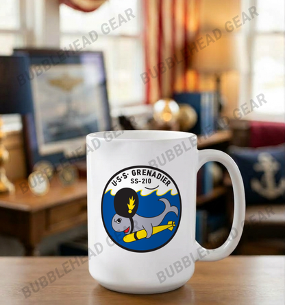USS Grenadier SS-210 - 15 oz. Coffee Mug