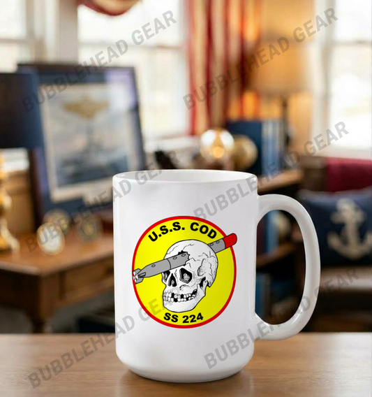 USS Cod SS-224 - 15 oz. Coffee Mug
