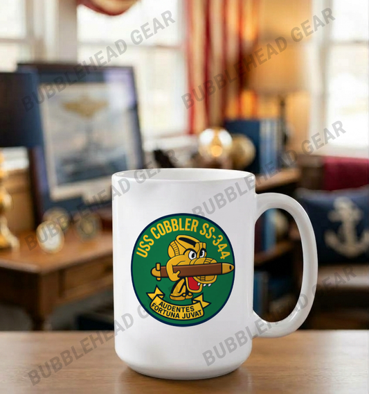 USS Cobbler SS-344 - 15 oz. Coffee Mug