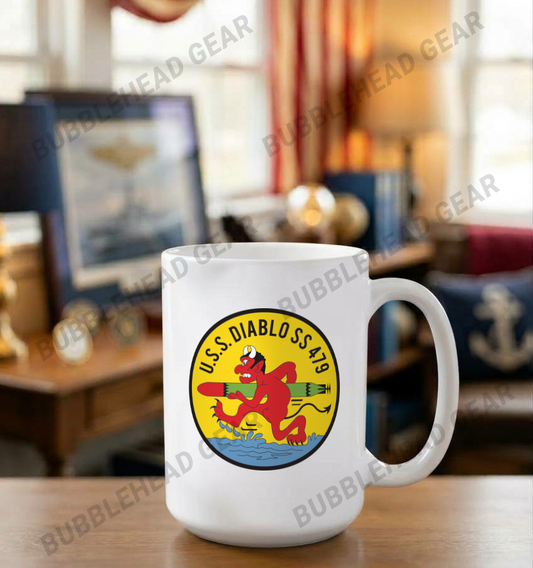 USS Diablo SS-479 - 15 oz. Coffee Mug