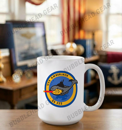 USS Amberjack SS-522 - 15 oz. Coffee Mug