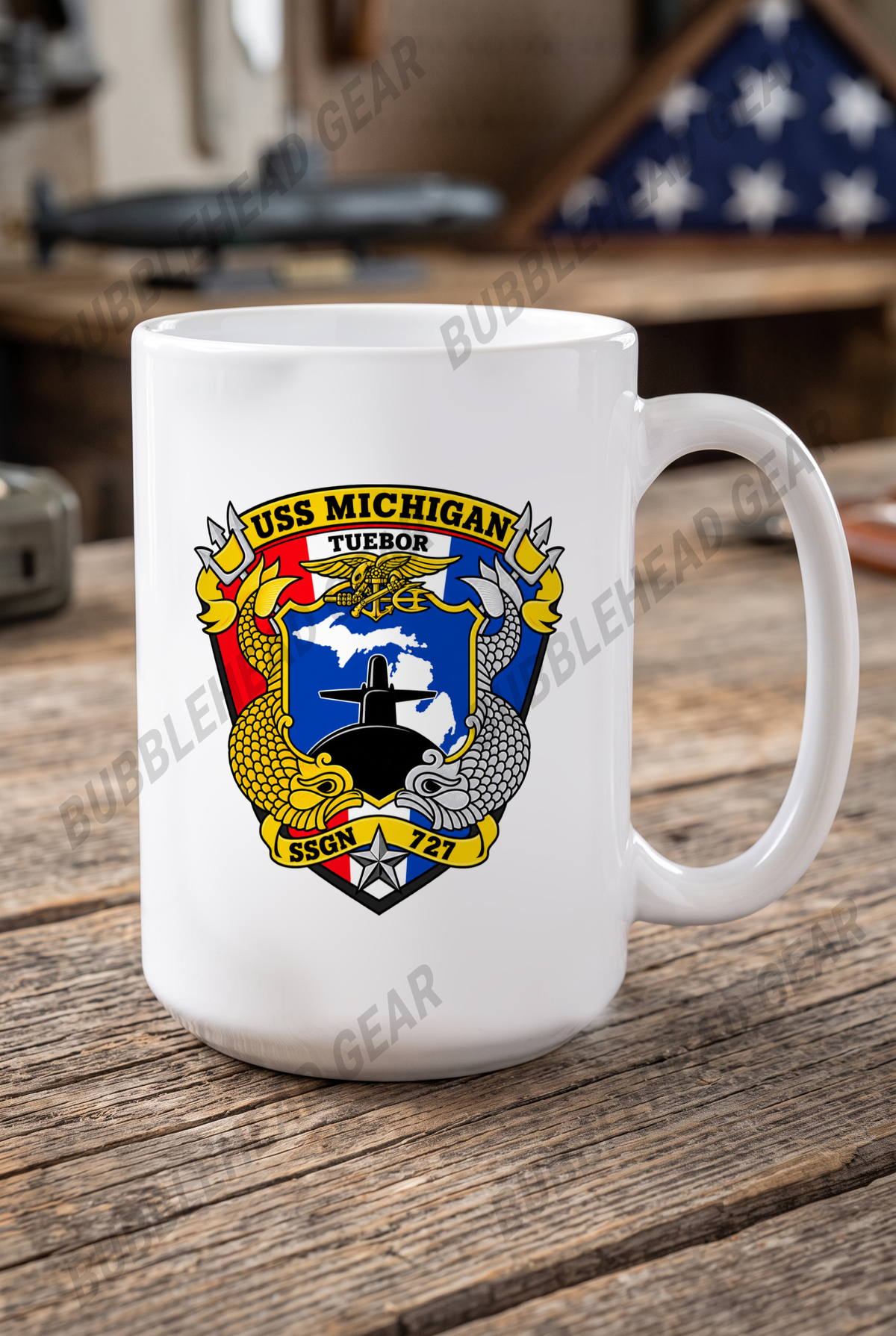 USS Michigan SSGN-727 - 15 oz. Coffee Mug