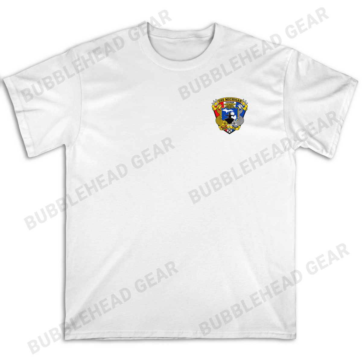 Ohio Class SSGN Heavy Cotton Crewneck T-Shirt