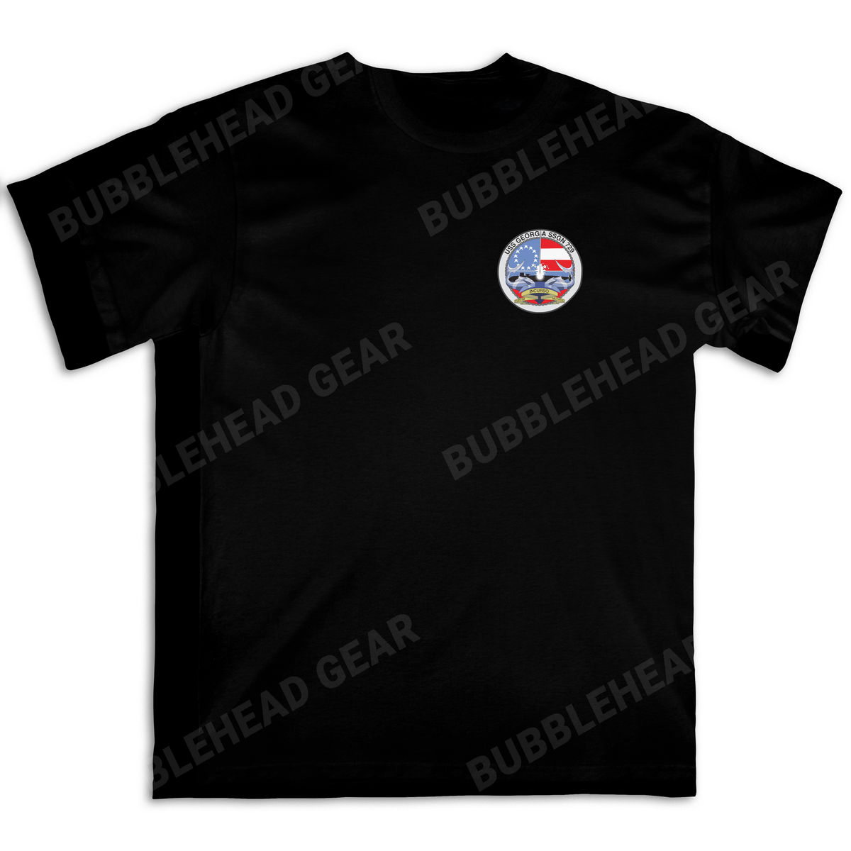 Ohio Class SSGN Heavy Cotton Crewneck T-Shirt