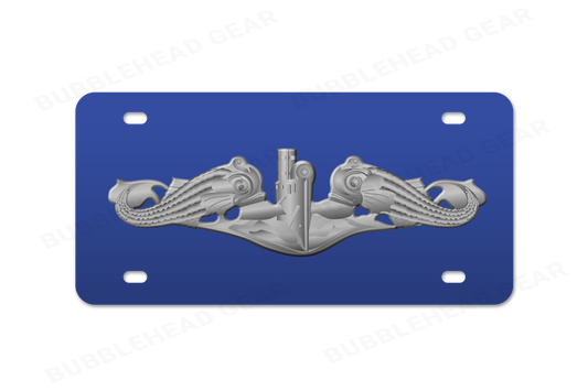 Submarine Dolphin Vanity License Plate Tag – Aluminum 12" x 6"
