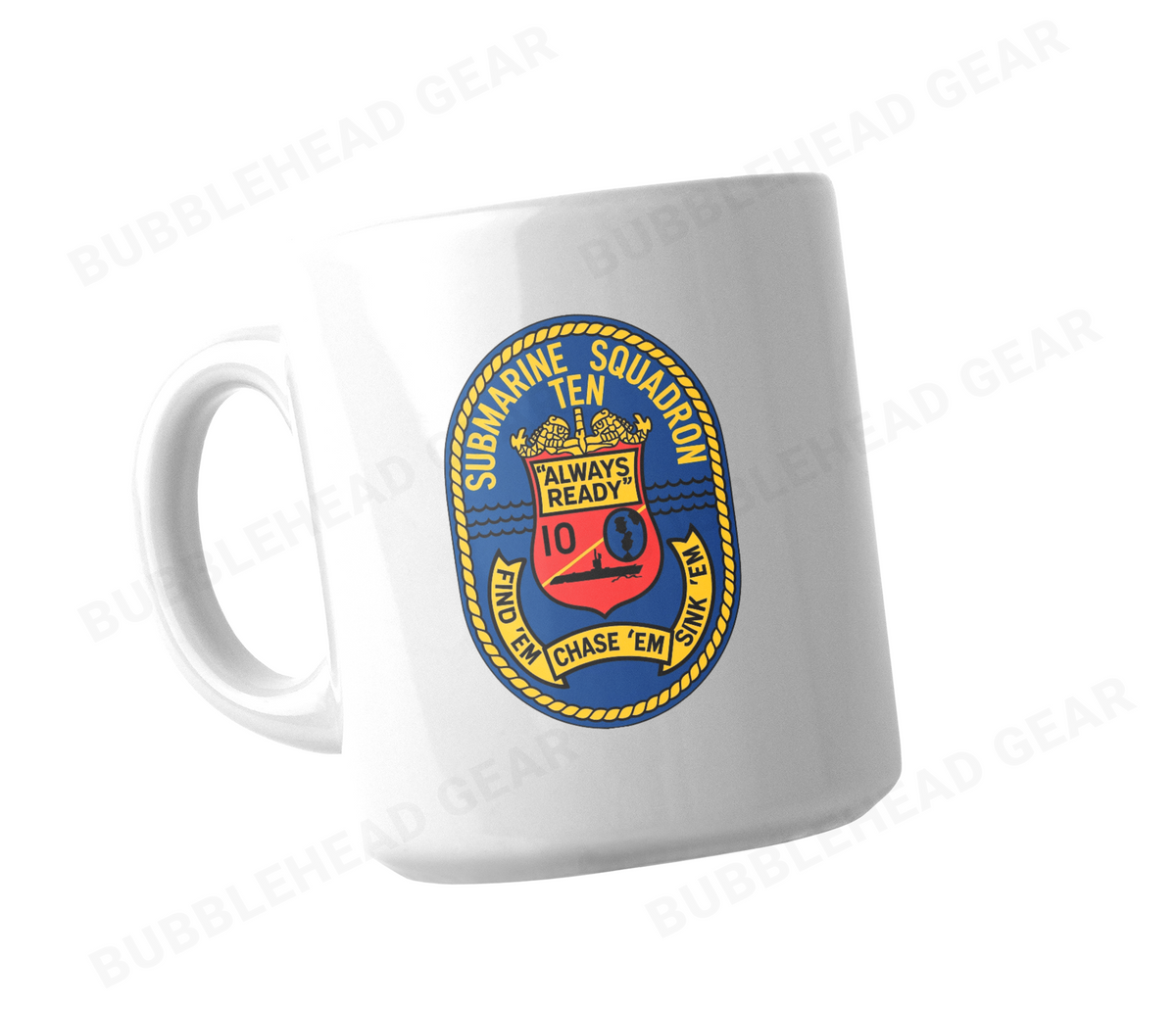 Submarine Squadron Customizable Coffee Mug, 11 oz