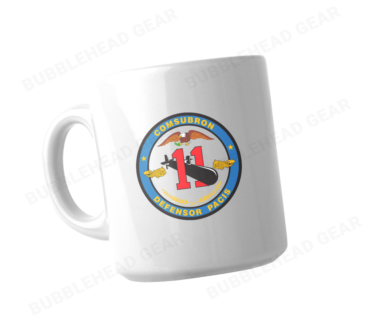 Submarine Squadron Customizable Coffee Mug, 11 oz