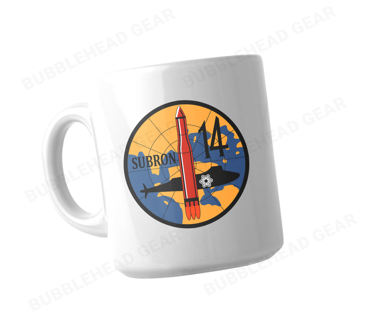 Submarine Squadron Customizable Coffee Mug, 11 oz