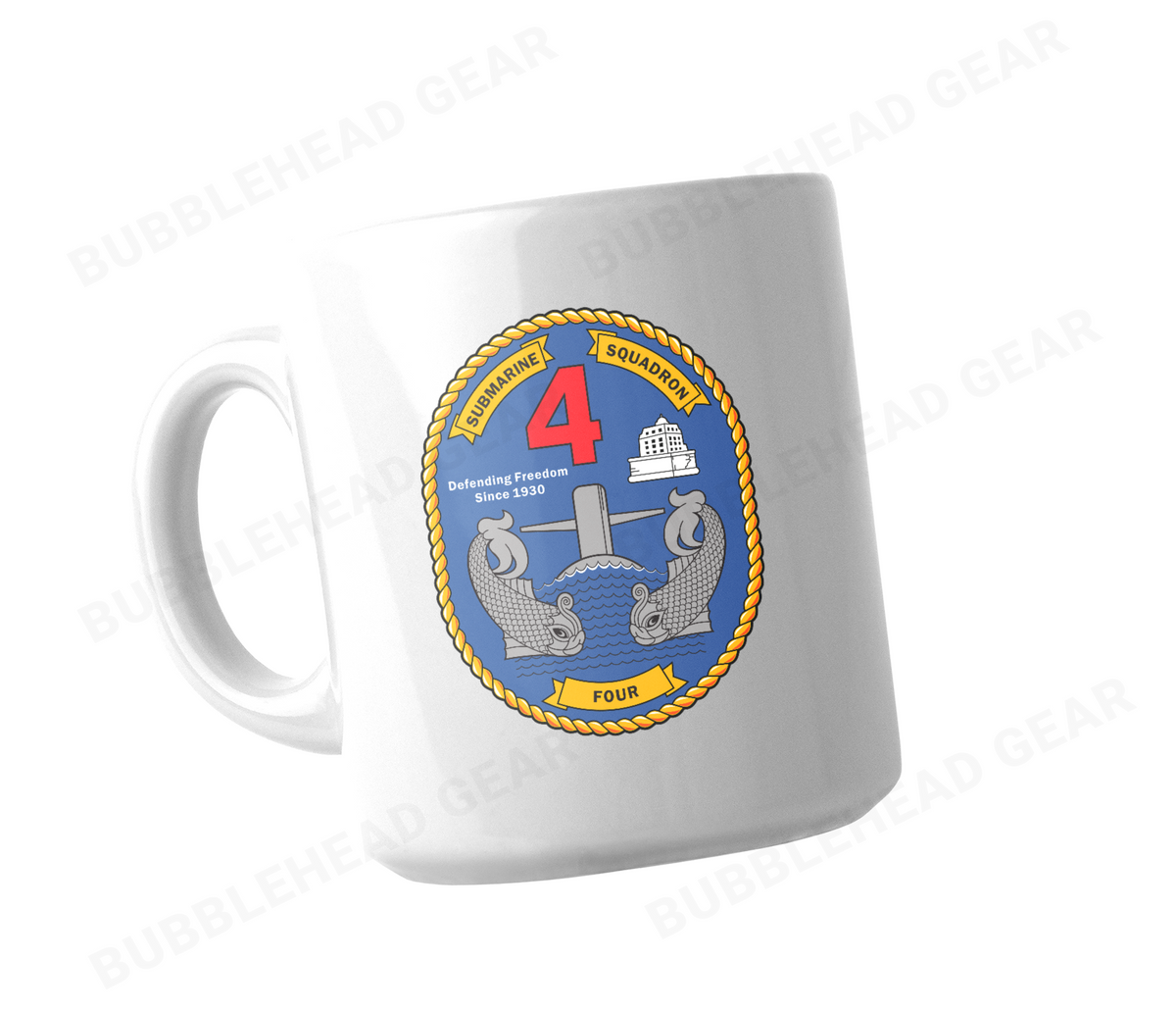 Submarine Squadron Customizable Coffee Mug, 11 oz
