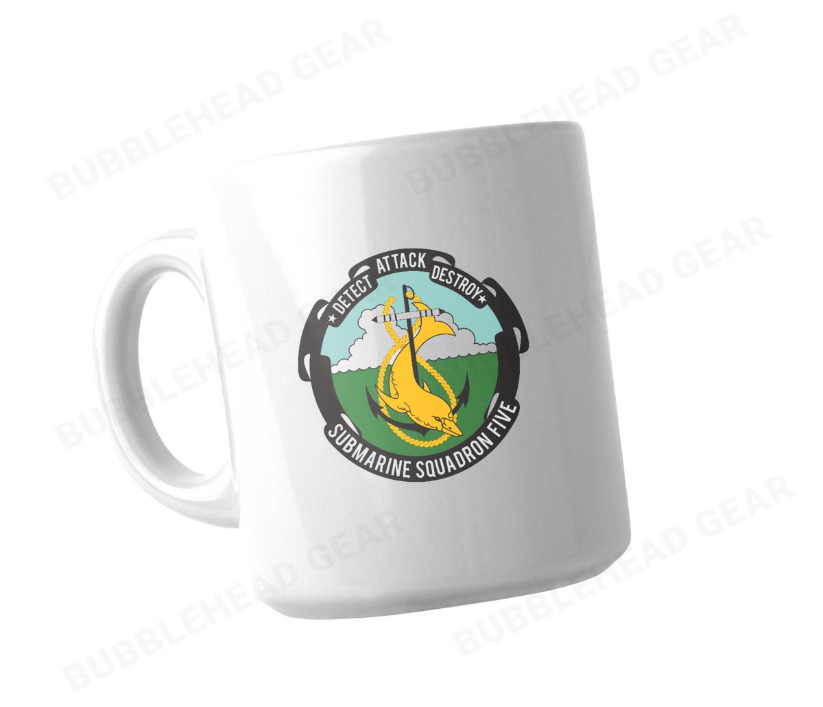 Submarine Squadron Customizable Coffee Mug, 11 oz