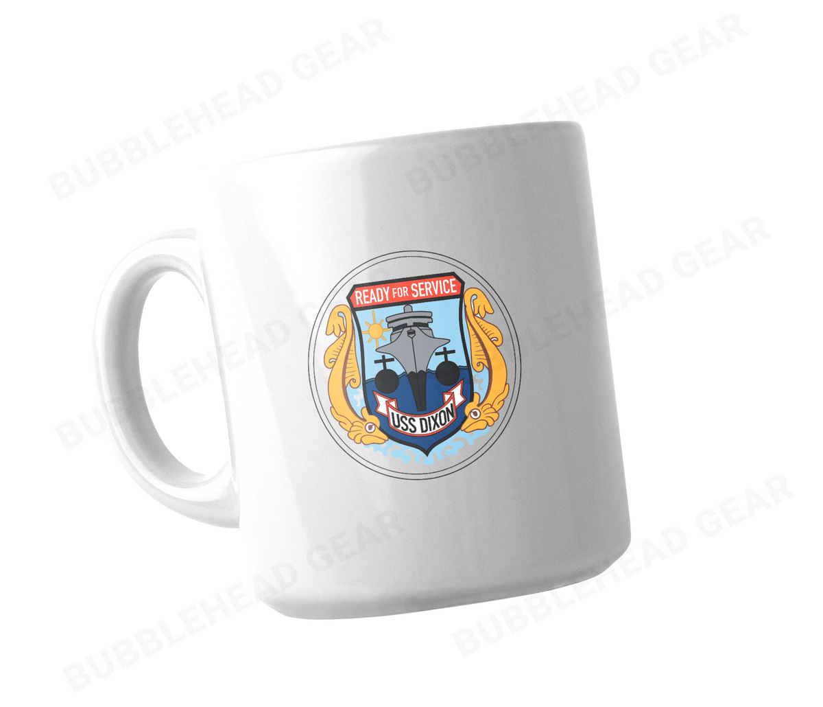 Personalized Submarine Tender Ceramic Coffee Mug, 11 oz