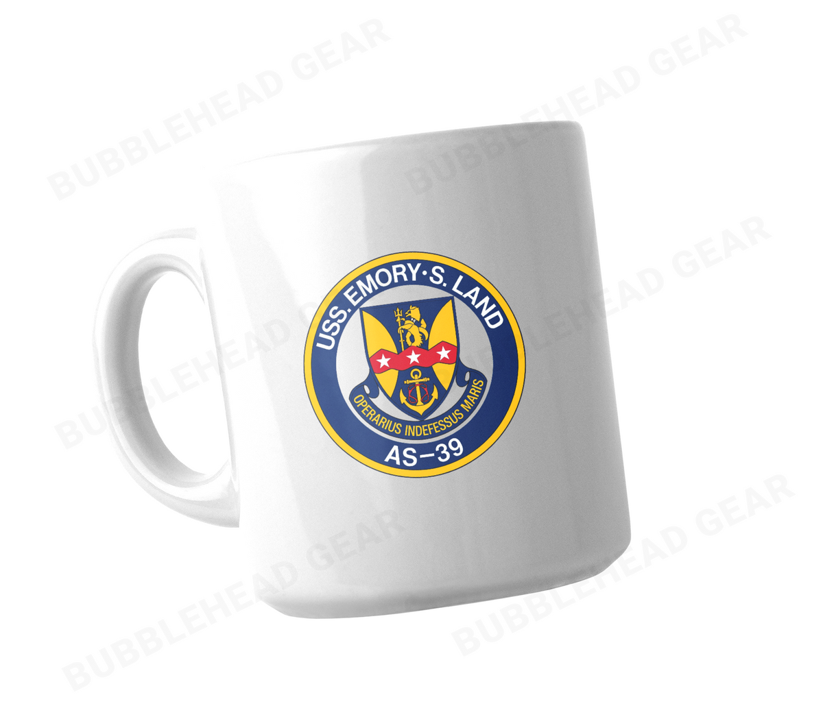Personalized Submarine Tender Ceramic Coffee Mug, 11 oz