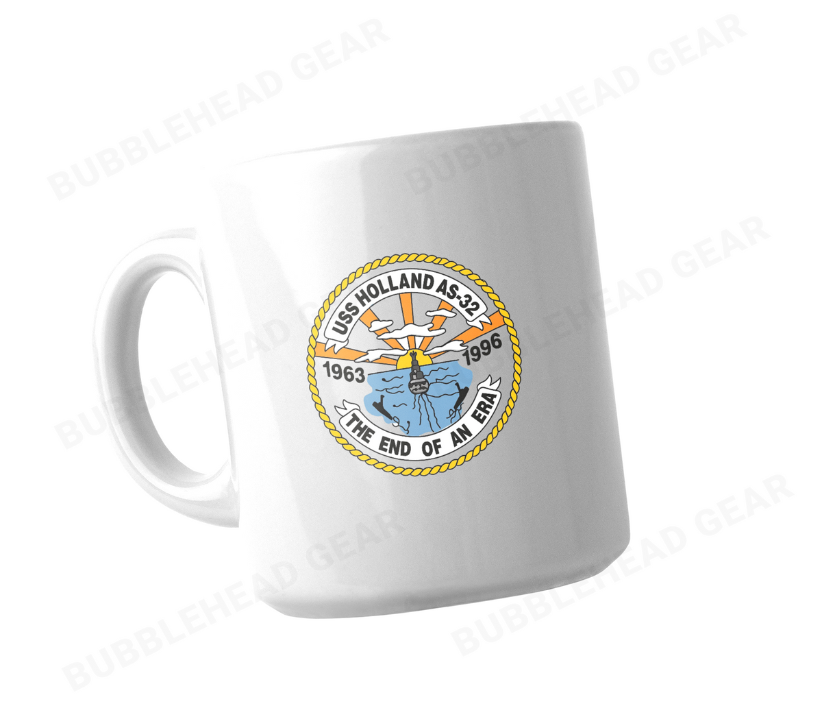 Personalized Submarine Tender Ceramic Coffee Mug, 11 oz