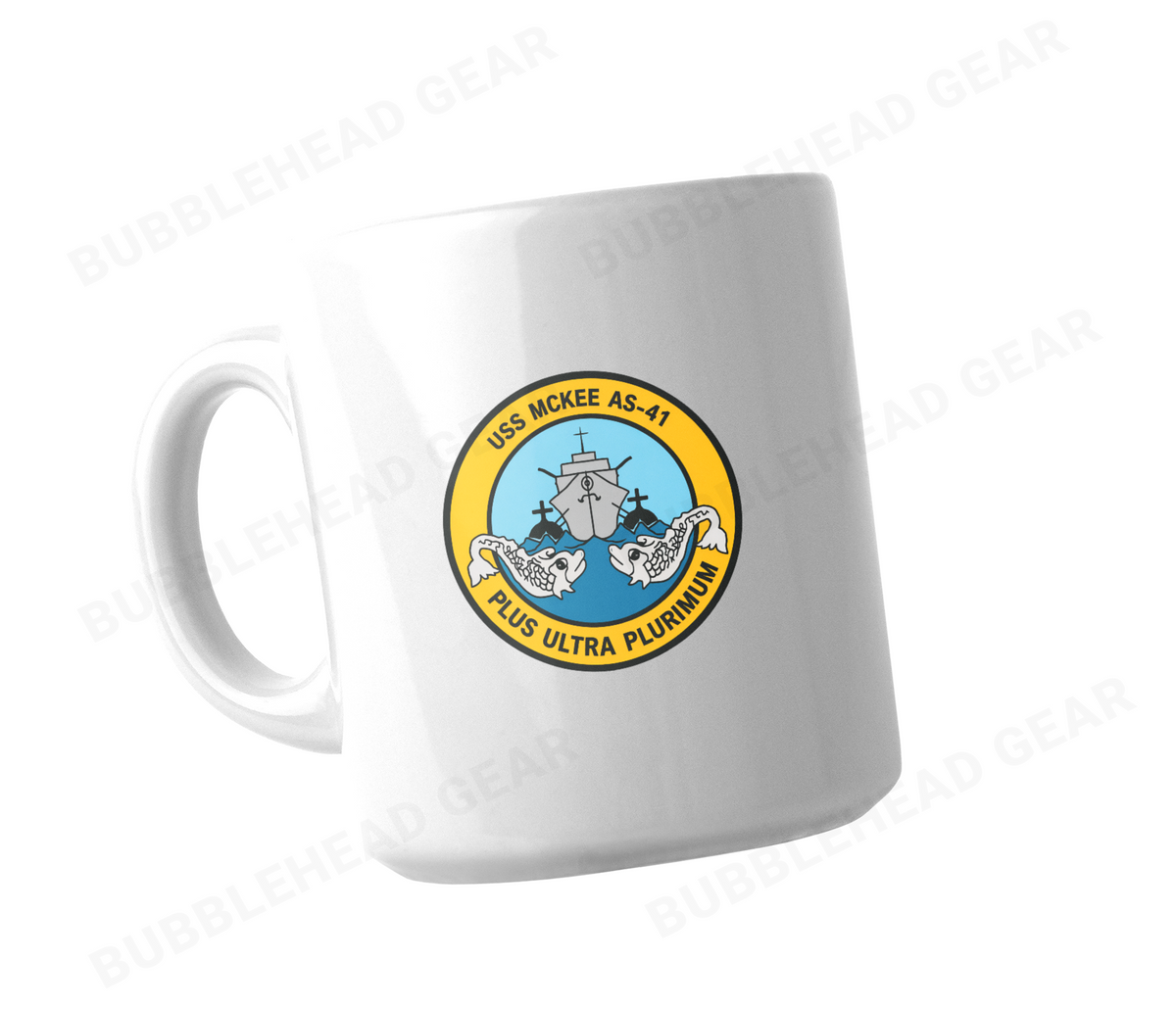 Personalized Submarine Tender Ceramic Coffee Mug, 11 oz