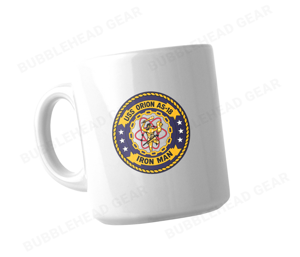 Personalized Submarine Tender Ceramic Coffee Mug, 11 oz