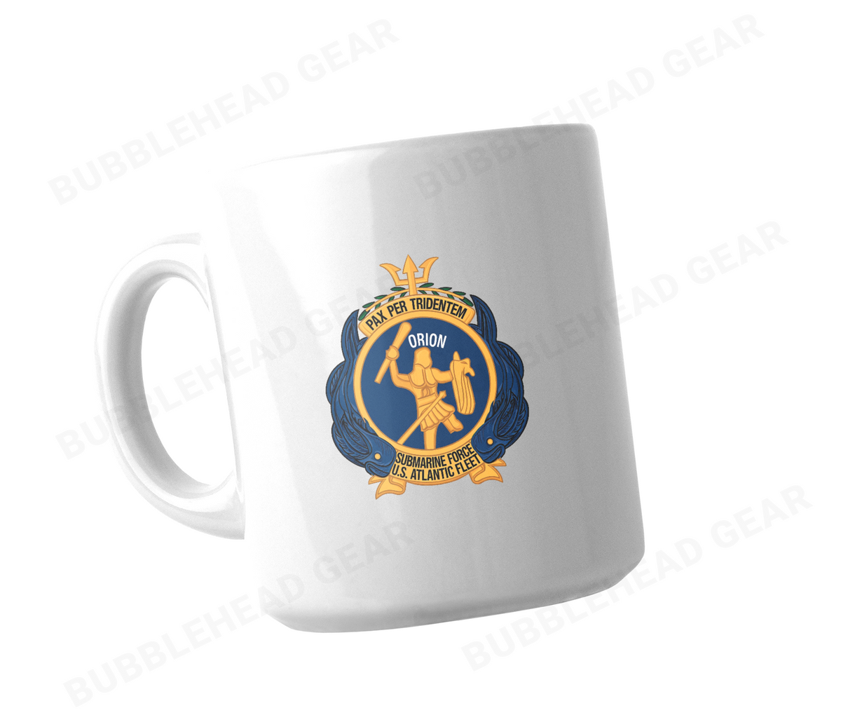 Personalized Submarine Tender Ceramic Coffee Mug, 11 oz