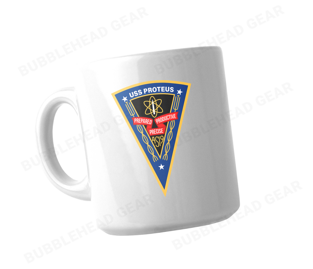 Personalized Submarine Tender Ceramic Coffee Mug, 11 oz