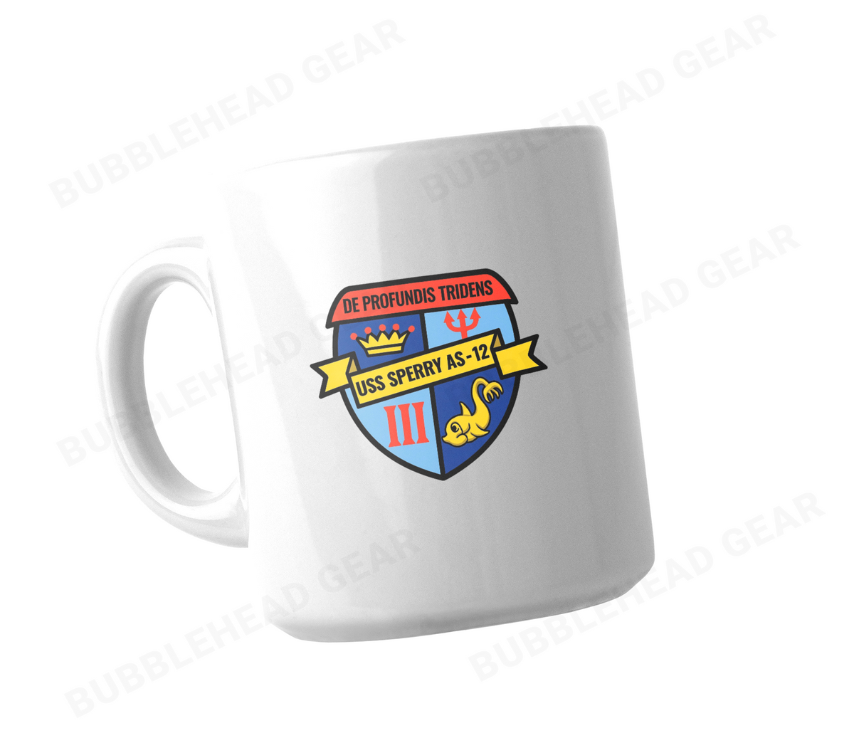 Personalized Submarine Tender Ceramic Coffee Mug, 11 oz